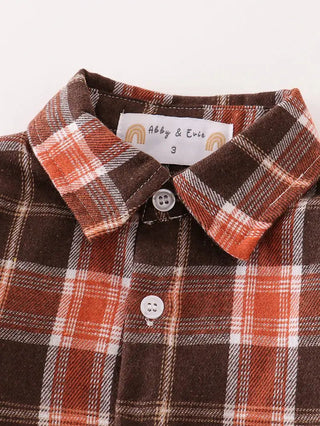 The Adam Fall Flannel - Charlie Rae - 12 Months - Baby & Toddler Tops - Charlie Rae