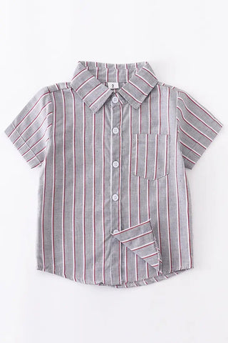 The Noah Button Up - Charlie Rae - 2 - Baby & Toddler Tops - Honeydew