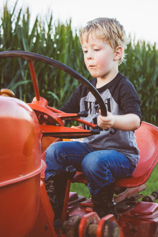 Wild Turkey Baseball Tee - Charlie Rae - 2T - Baby & Toddler Tops - Rivet Apparel