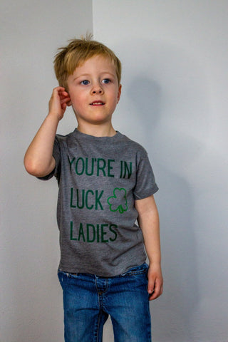 You're In Luck Tee - Charlie Rae - 2T - Baby & Toddler Tops - Charlie Rae